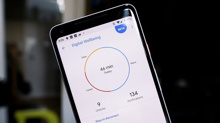 google android digital wellbeing