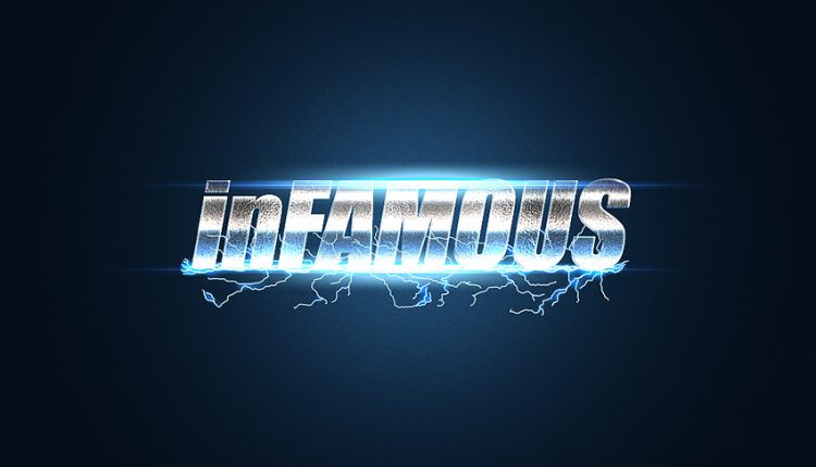 inFamous Text Effect in Adobe Photoshop