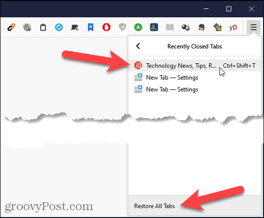 How to Open Recently Closed Tabs in Chrome, Firefox, Edge, and Safari