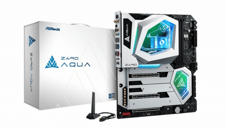 Asrock Announces $1,100 Water-Cooled Z490 Motherboard