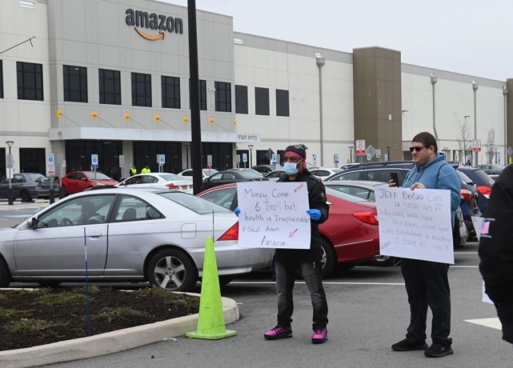 Amazon workers sue over alleged failure to follow COVID-19 guidelines