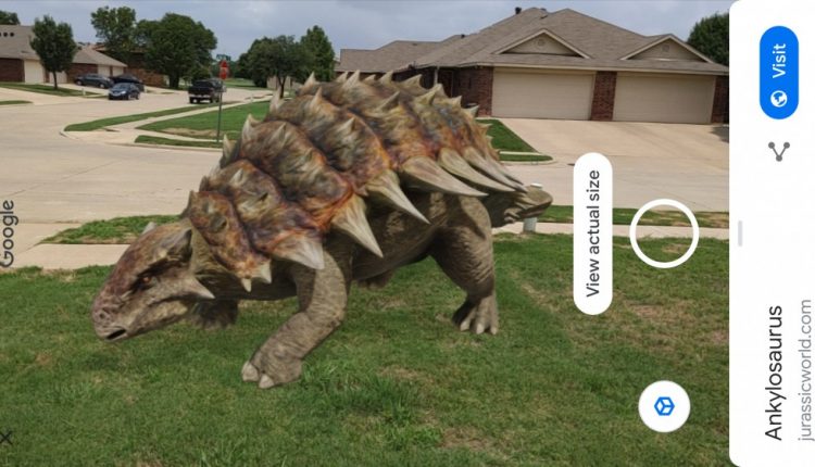 Google’s Augmented Reality Dinosaurs Come Alive in Your Phone’s Camera