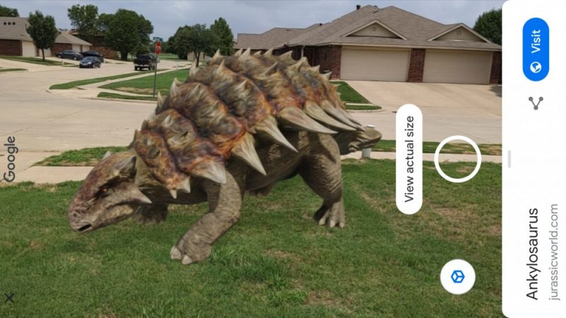 Google’s Augmented Reality Dinosaurs Come Alive in Your Phone’s Camera