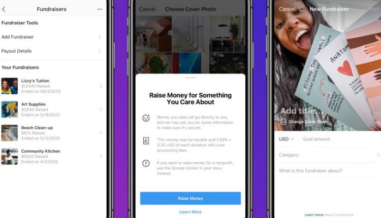 Instagram Launches a New Personal Fundraising Tool