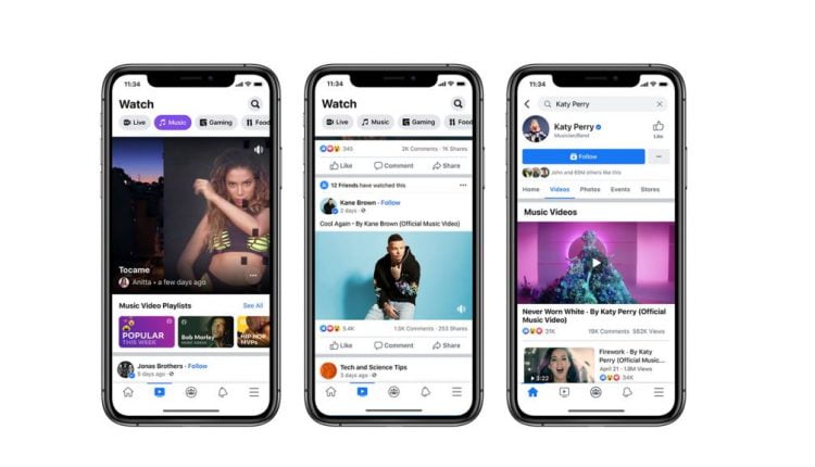 Facebook Is Launching Licensed Music Videos in the United States
