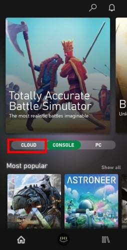 Xbox Game Pass Cloud Xbox Game Pass Cloud