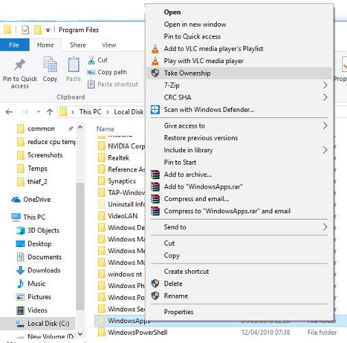 access-windowsapps-folder-location-take-ownership-2