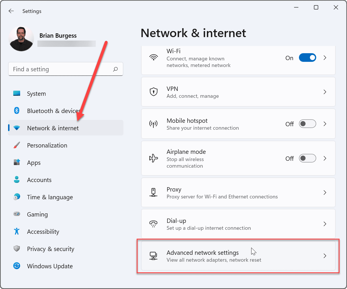 ind the wi-fi password in Windows 11
