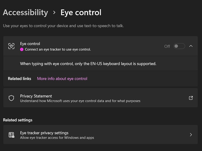 Accessibility Voice Typing Eye Control