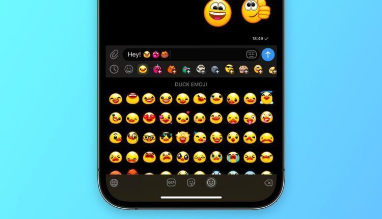 telegram ios app store animated emoji