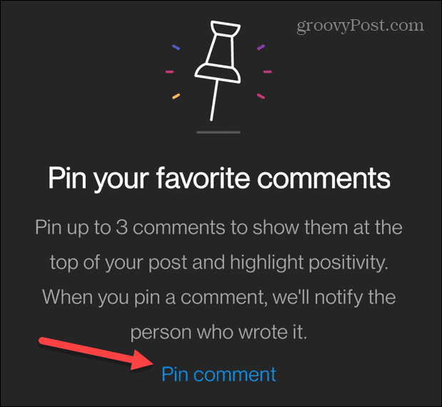 verify pin comment android