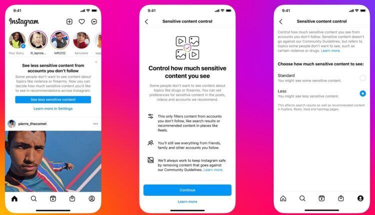 instagram restricts content teen