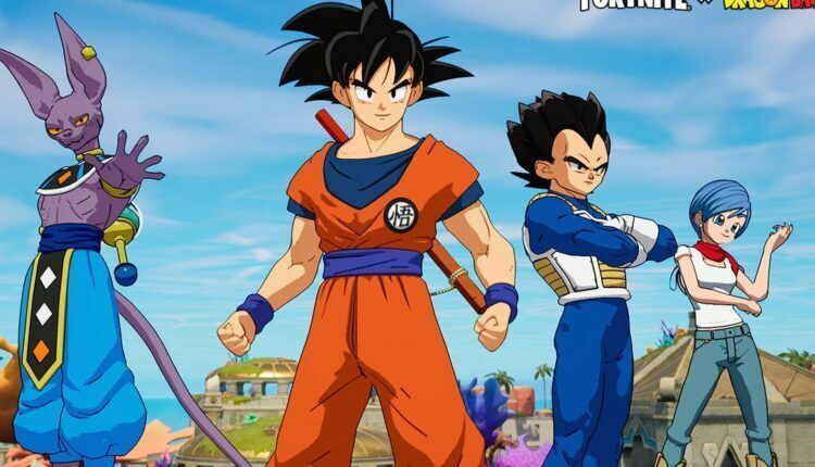 goku flying fortnite epic dragon ball event