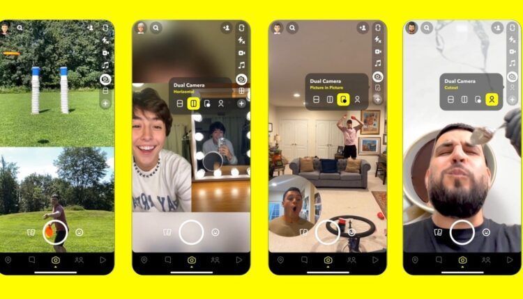 snapchat bereal dual camera feature
