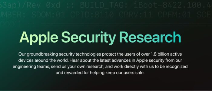 Apple Launches New Security Research Website