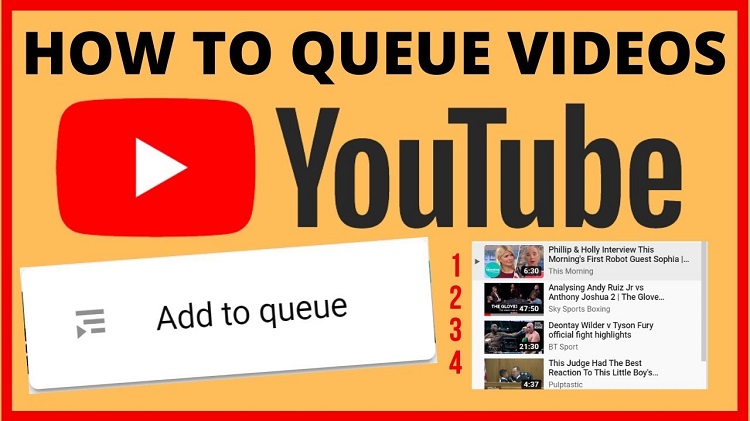 youtube add to queue feature
