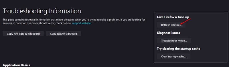 How to Reset Firefox Browser to Default Settings