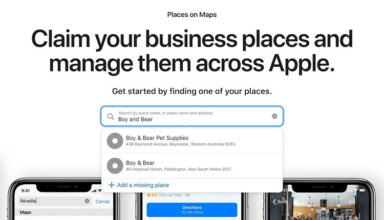 apple business connect