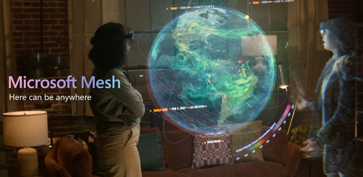 Microsoft Teams Supports 3D VR Meetings in Mesh